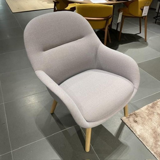 Muuto Fiber Lounge fauteuil Steelcut