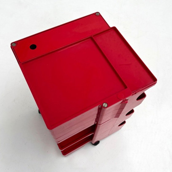 Image 1 of Red Boby Trolley by Joe Colombo for Bieffeplast, 1960s