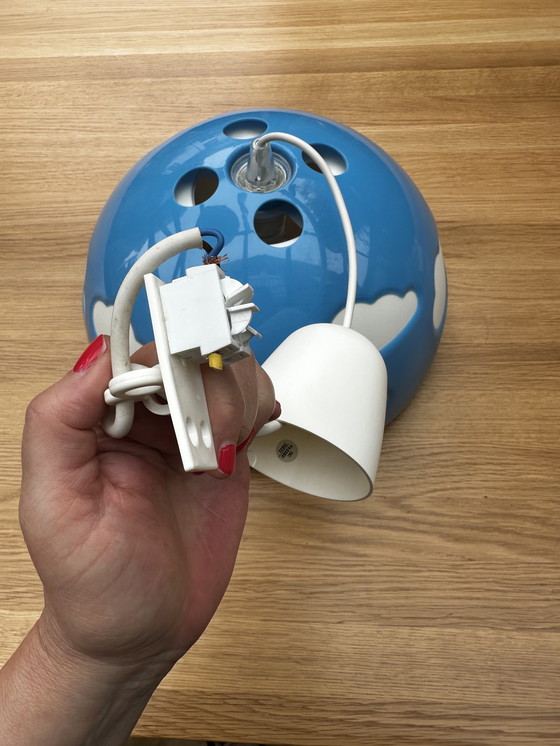 Image 1 of Vintage IKEA Wolkenlamp Skojig van Hendrik Preudz