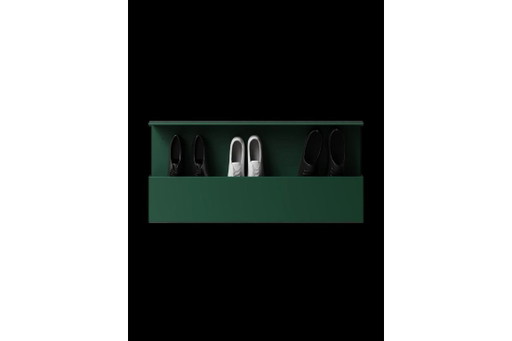 NICHBA Scatola porta scarpe 100 cm – Verde – kledingkasten, Metal (photo 2 of 5)