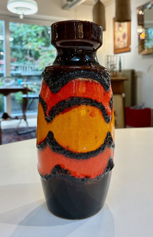 Fat Lava keramische vaas, veelkleurig