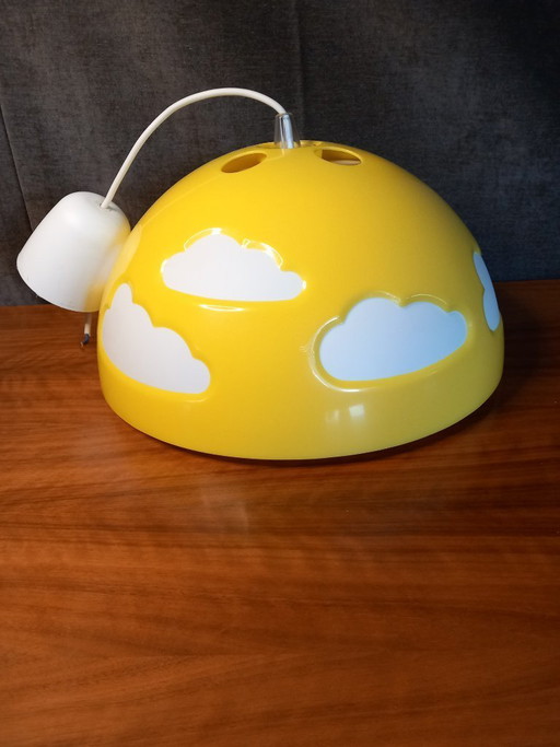 Vintage IKEA "Skojig" cloud lamp – Yellow – Henrik Preutz (1990s)