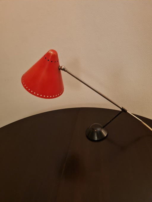 Artimeta M1 table lamp, Robin, F.H. Fiedeldij, 1956