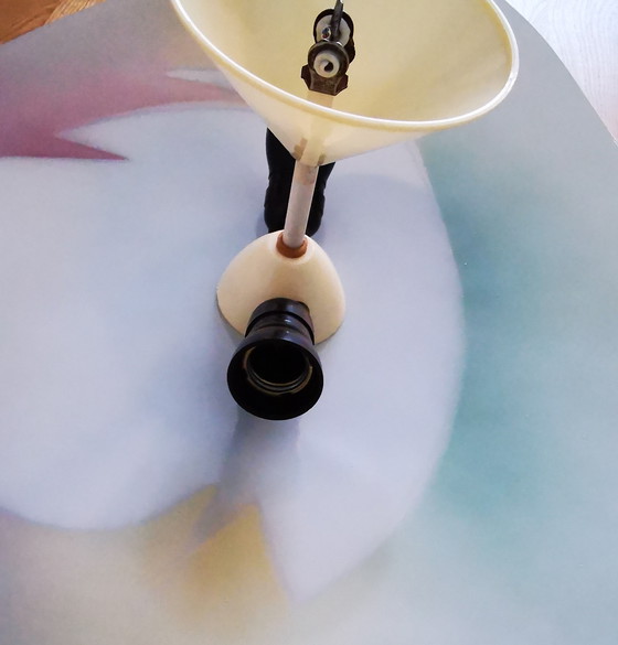 Image 1 of 1960er Jahre Deckenlampe, Glas