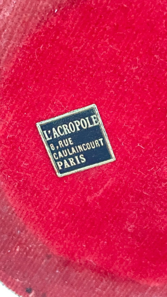 Image 1 of Versilberte Holzlampe, Die Akropolis - Paris