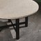 Tafel van fossiele steen met metalen frame, België – Vergadertafel (photo 9 of 13)