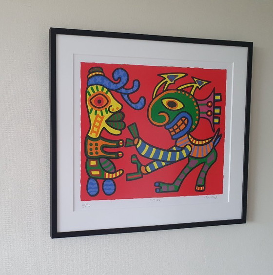 Image 1 of Screen print Ton Pret beautifully framed Desire