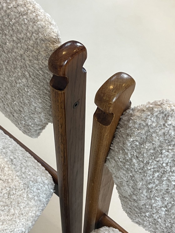 Image 1 of Set di 4 sedie da pranzo vintage in rovere