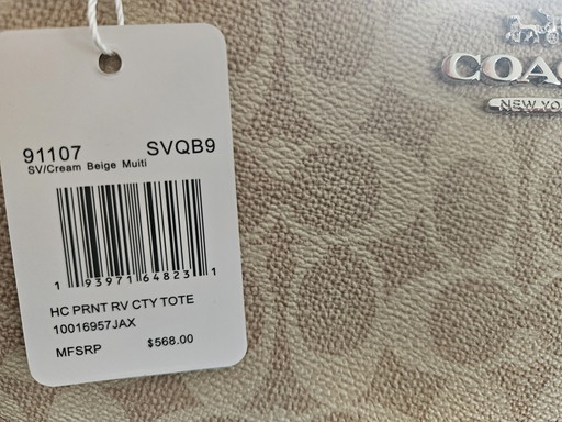 Coach Teri - Schultertasche – schoudertassen, Leather, Canvas (photo 2 of 7)