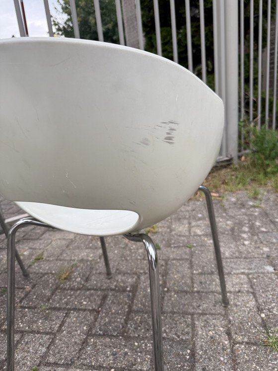 4x Orbit Large Stoelen Sintesi – Eetkamerstoelen, Plastic, Aluminium (photo 13 of 13)