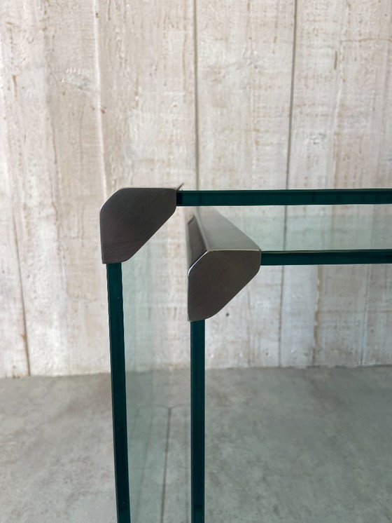 Image 1 of Set of 3 Galliotti & Radice 70's coffee tables