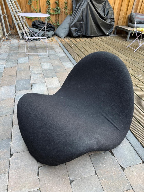 Sedia Artifort Tongue nera – Sedie e poltrone, Metal, Textile (photo 3 of 5)