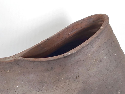 XXL VINTAGE TERRAKOTTA KERAMIKVASE DLG ELISABETH JOULIA YVES MOHY LA BORNE