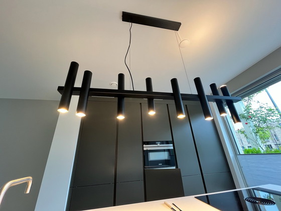 Design Pendelleuchte schwarz, Pendelleuchten, Metall (Foto 5 von 5)