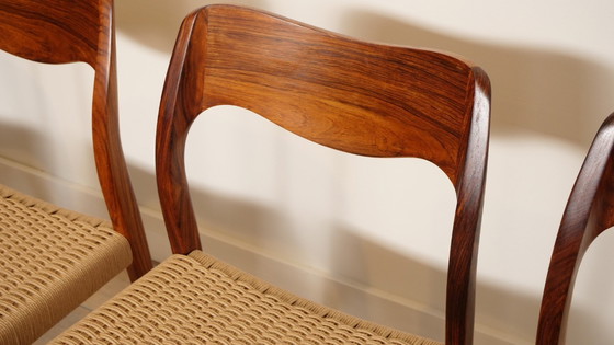 Image 1 of 4 Stühle | Niels Otto Møller | Modell 71 | Palisanderholz | Restauriert