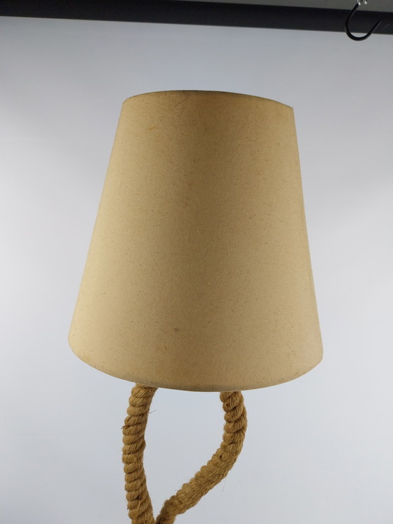 Image 1 of 1 X Standing Floor Lamp With Ship Rope 175Cm 1980'S