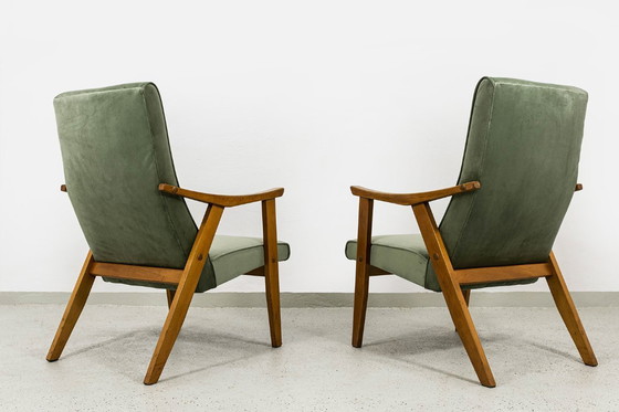 Image 1 of Poltrone Mid-Century di Edmund Homa Gfm 18, Polonia, anni '60, set O