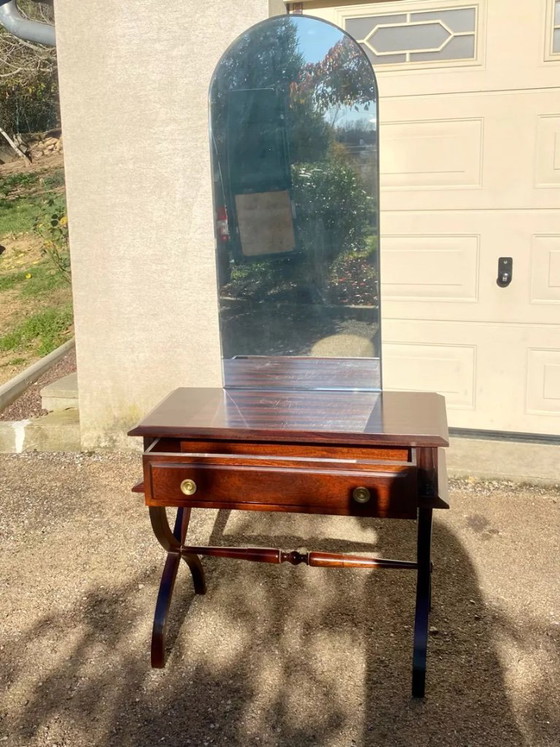 Image 1 of Toletta in legno massello in stile Impero tradizionale