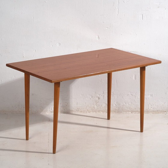 Solid wood retro style table (c.1960), Coffee tables, Brown (photo 7 of 16)