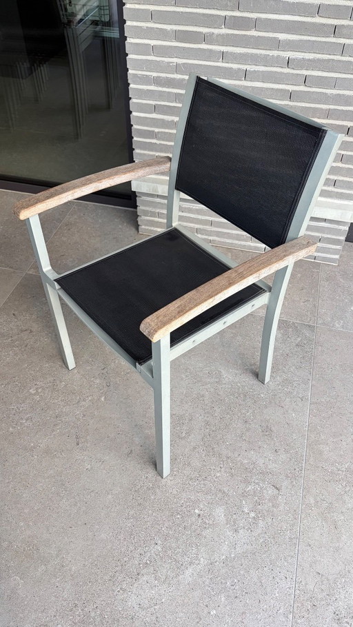14x Tribù Versus Gartenstühle – tuinstoelen, Aluminium, Metal (photo 2 of 6)