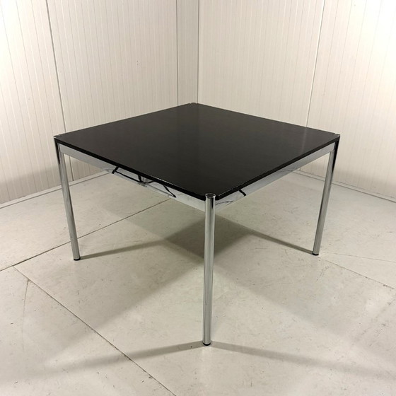USM Haller Esstisch Fritz Haller 1980er Jahre – Esstische, Chrome, Wood (photo 9 of 20)