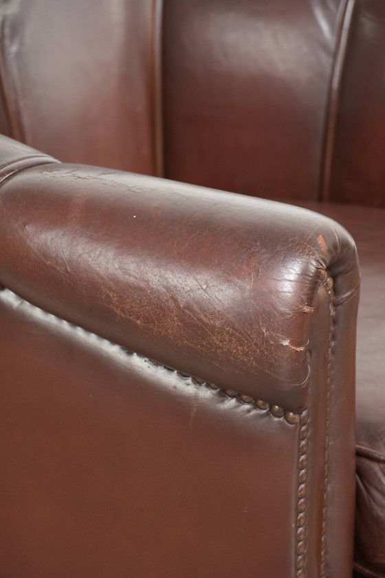 Image 1 of Comfortable sheepskin armchair with beautiful colors and nice details