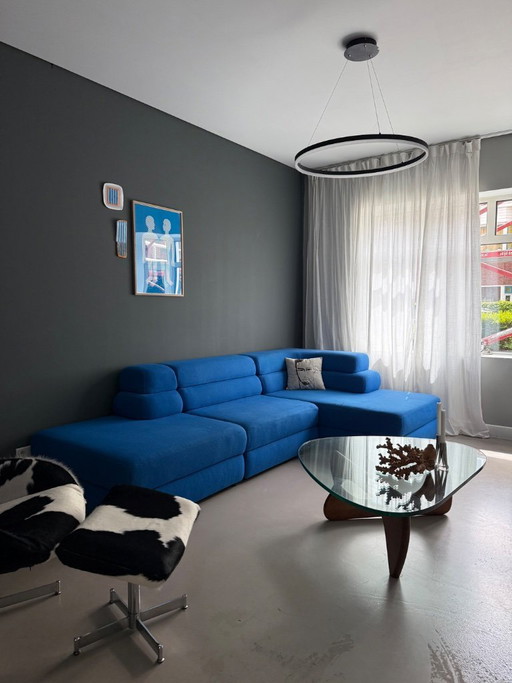 Studio Henk bank blauw wol