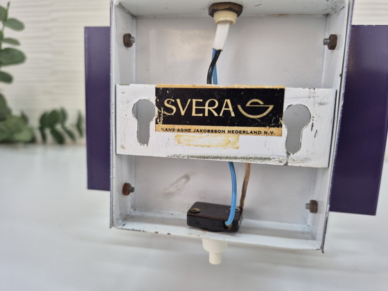 Image 1 of Lampada da parete Svera (Anvia) di design olandese. Lampada vintage con struttura a lamelle.