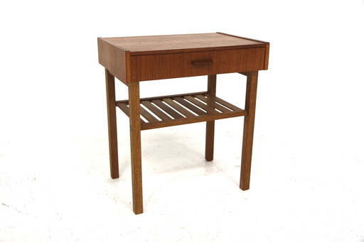 Comodino Scandinavo in Teak, Sweden, 1960