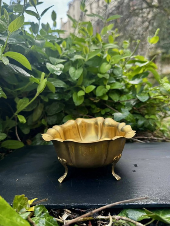 Bandeja de centro de mesa de latón estilo Luis XV. – Cuencos, Brass, Art Deco (photo 7 of 9)