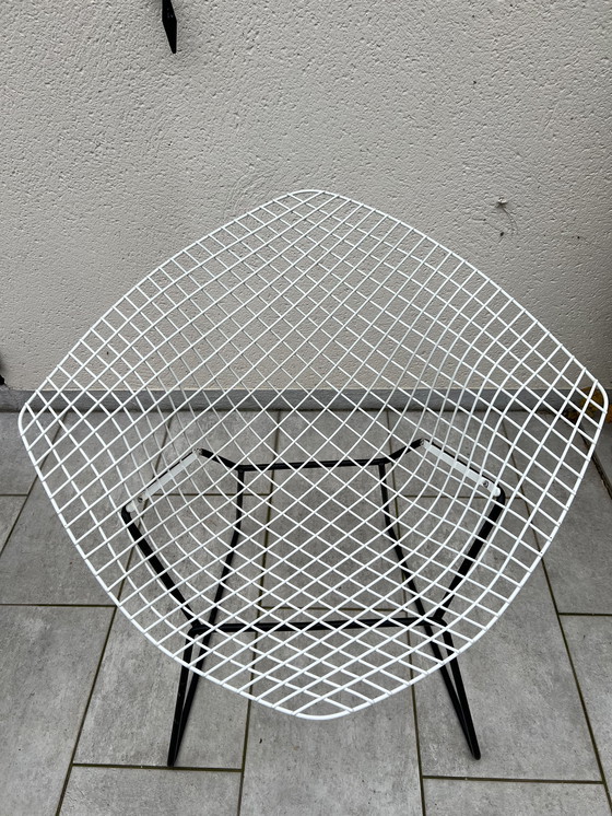 Image 1 of 5 Bertoi Diamond Knoll Armchairs