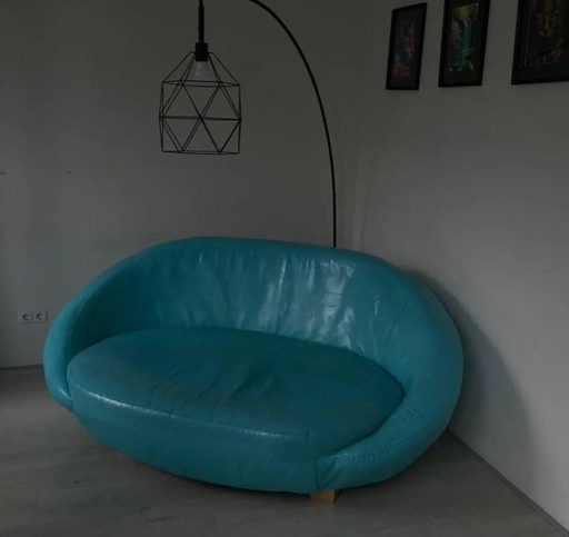 Retro Turquoise Bench - Unique & Stylish