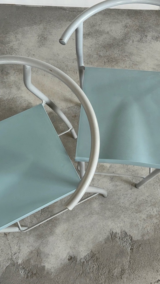 2x Barkruk Hi-Glob – Kartell, Tabourets de bar, Metal, Plastic (photo 2 of 10)