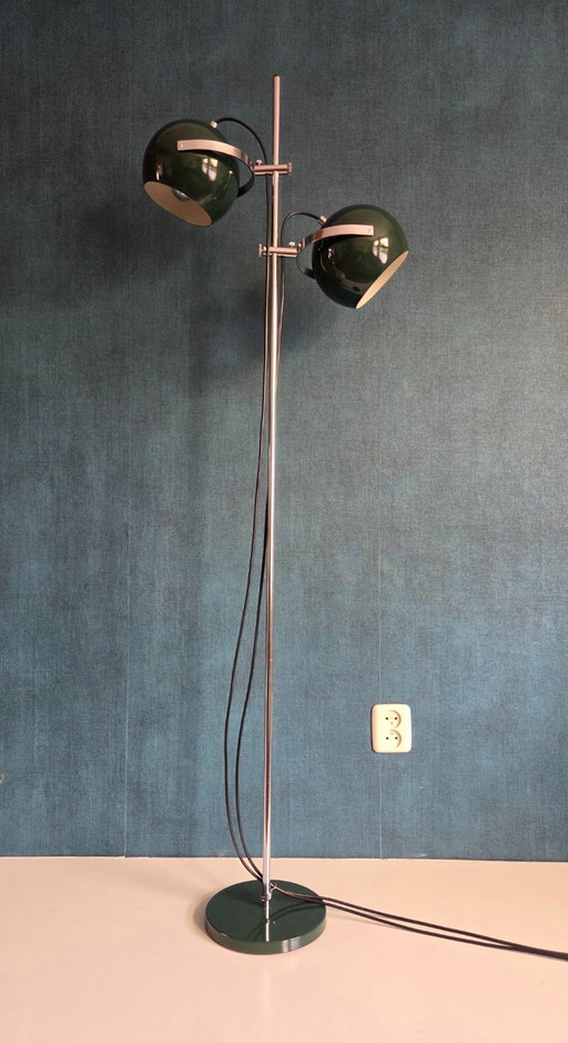 Vintage floor lamp - Gepo | green - 1970s