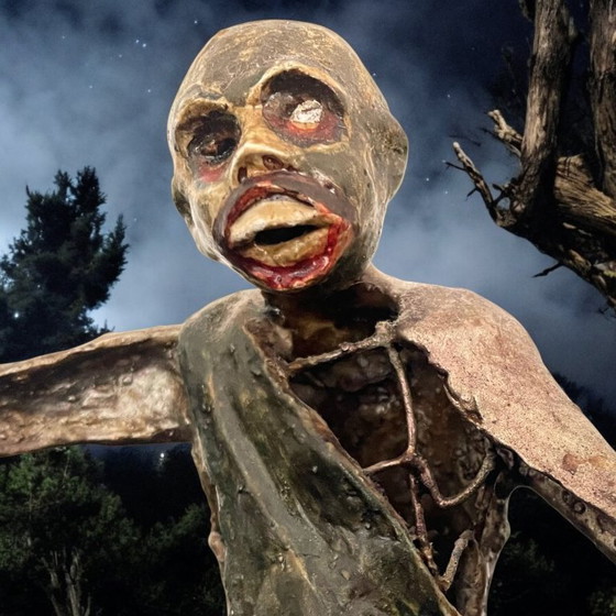 Image 1 of 1987 Zombie Figurine Sculpture from Jan Van Munster Gallery The Hague