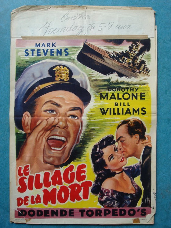 Image 1 of Partij originele filmposters uit de jaren 50-60