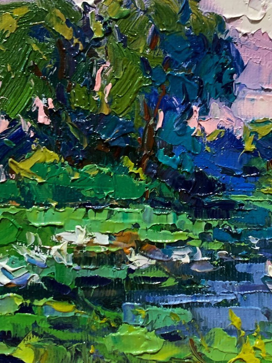 Image 1 of Geese are Swimming in the Lake