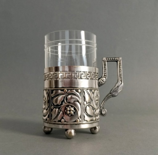 Josef Emanuel Margold wiener werkstatte/art-deco porte-verre à thé 1910 Vienne