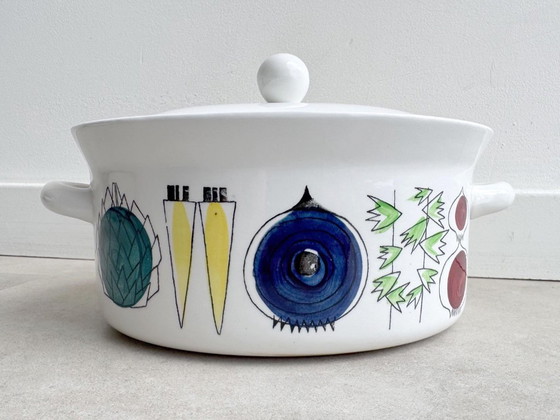 1x Grande piatto ovale vintage con coperchio Rorstrand - Picnic - Marianne Westman – Rörstrand (photo 4 of 8)
