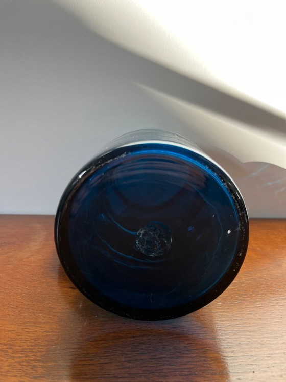 Carafe Blå Series Bertil Vallien Boda Åfors Mid Century Scandinavian – Glass & Decanter, Glass (photo 5 of 5)
