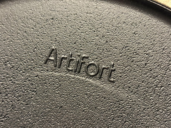 Artifort | Pierre Paulin | Großer Tulpenstuhl | Graumelierter Stoff, schwarzes Gestell | 1-teilig (photo 15 of 15)