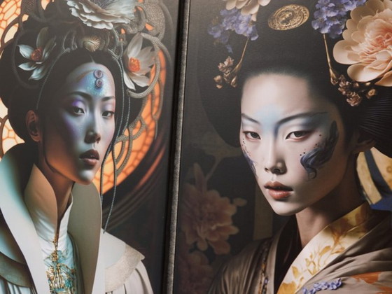 Image 1 of 4 graceful Japanese ladies from Ksavera