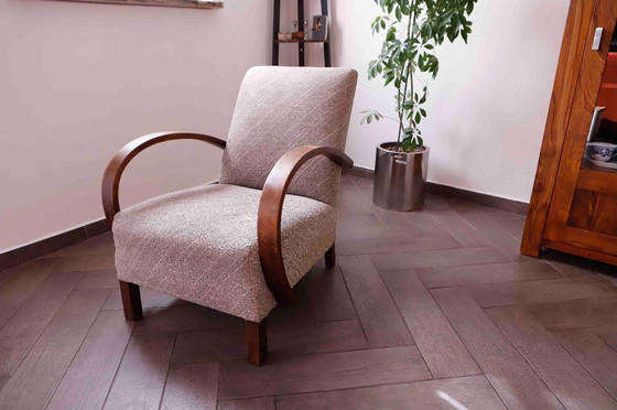 Image 1 of Halabala fauteuil - Type C, Iconisch Tsjecho-Slowaaks ontwerp uit de jaren 1950