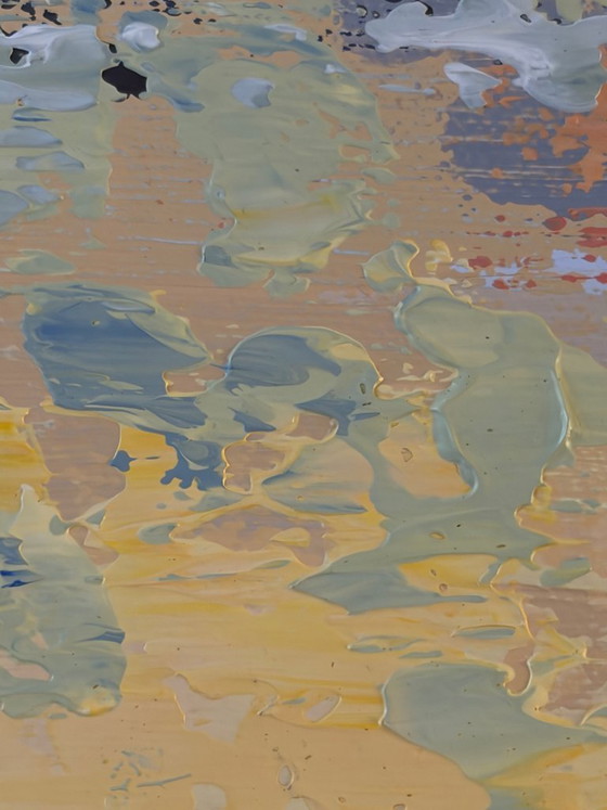 Image 1 of Wild Horses – semi-abstract seascape | expressive impressionism | 60x60 cm