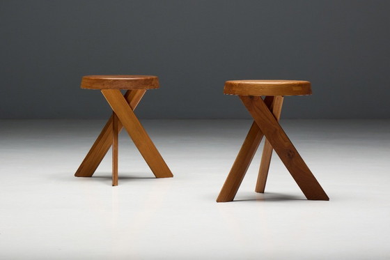 Image 1 of Sgabelli 'S31' di Pierre Chapo, Francia, anni '70