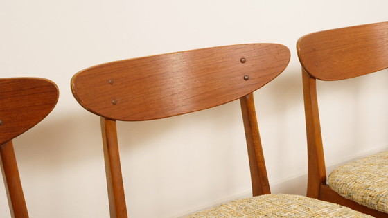 Image 1 of 6 x vintage dining chair | Farstrup | Model 210 | Reupholstered