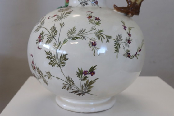 Image 1 of Majestic Ceramic Vase, Italy Early 20th Century