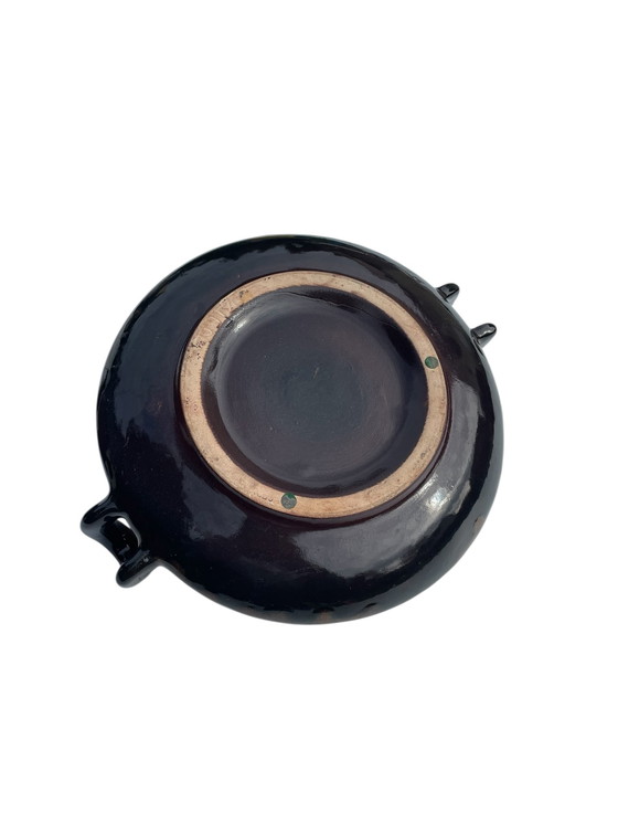 Image 1 of Fat Lava keramische fruitschaal dia= 25cm Duitsland vintage jaren 60 midden eeuw