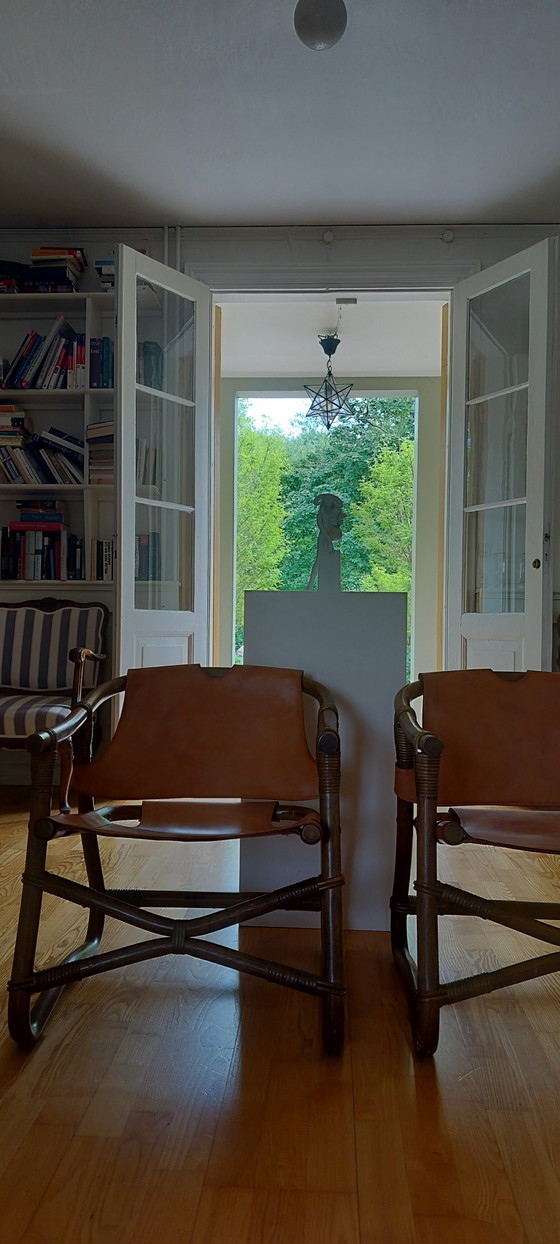 Image 1 of Twee Espri-fauteuils uit de jaren zeventig.