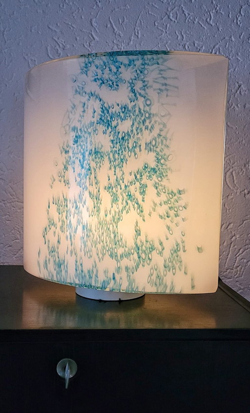Special table lamp Idra (Leucos), Italy, Murano glass